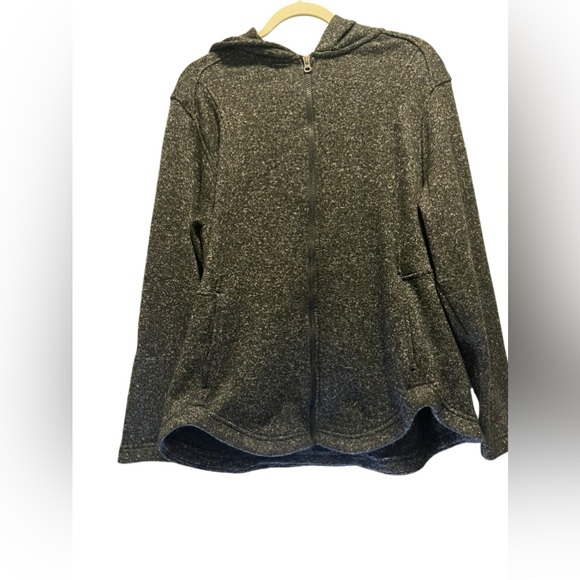 Eddie Bauer hooded radiator fleece 2.0 heater black XXL women’s zip up soft cozy - Picture 2 of 8